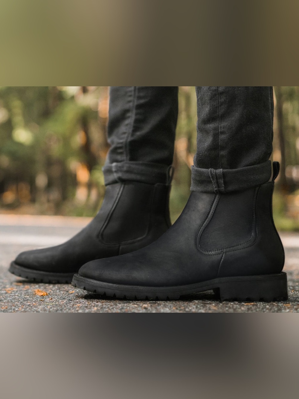 NWOT Thursday Boot company men’s Legend black matte boots size 8.5 lug Chelsea